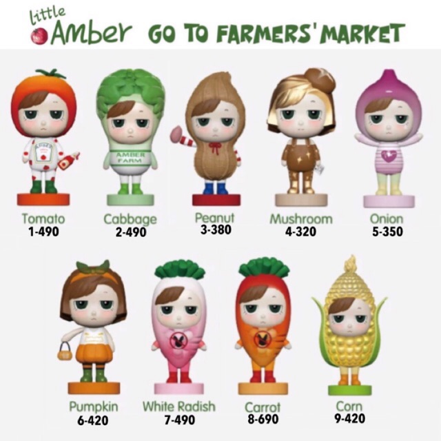❣️พร้อมส่ง...แบบตัวแยก❣️Amber Works - Little Amber Go To Farmer's Market