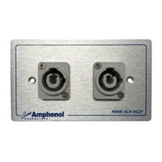 Amphenol AMW-HP-G-02P แผ่นเพลท PowerCon (Out) 2 Port