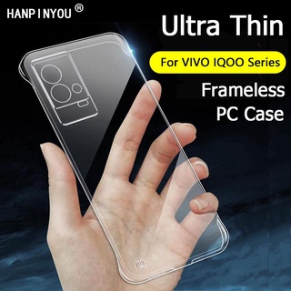 เคสโทรศัพท์มือถือ PC แข็ง แบบบางพิเศษ ไร้กรอบ น้ําหนักเบา สําหรับ VIVO iQOO 8 7 5 Pro Neo6 Neo5 Lite Neo3 iQOO7