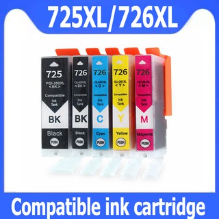 Canon PGI 725 CLI 726 หมึก PGI725XL CLI726XL ตลับหมึกรีฟิลสำหรับ  IP4870  IP4970  IX6560  MG5170  MG5270  MG5370 MG6170