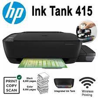 PRINTER HP มัลติฟังก์ชันอิงค์เจ็ท HP Ink Tank415 print scan copy wifi  ประกันศูนยื 1ปี