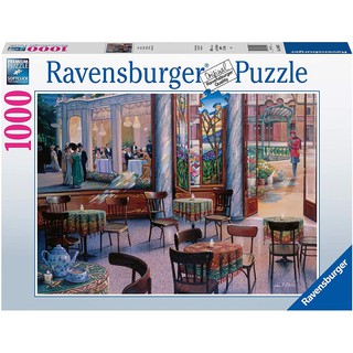 จิ๊กซอว์ Ravensburger - A cafe Visit  1000 piece  (ของแท้  มีสินค้าพร้อมส่ง)