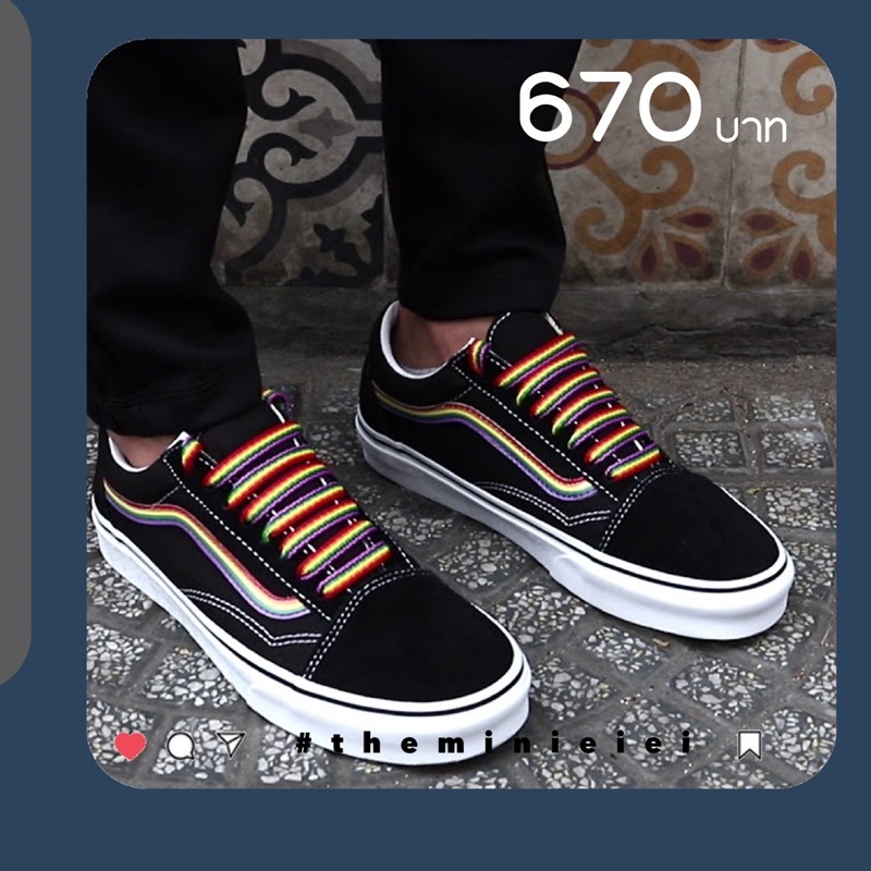 รองเท้า Vans Old Skool Rainbow Pride Black theminieiei ThaiPick