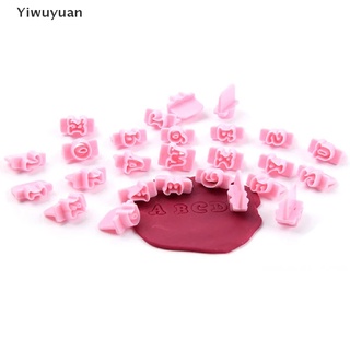 &lt;Yiwuyuan&gt; DIY Alphabet Cake Mold Letter Cookies Cutter Words Press Stamp Embossing Mould On Sale