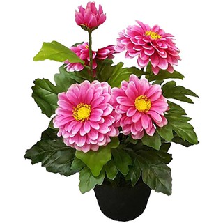 ต้นรักเร่ประดิษฐ์40 ซม. สีชมพูม่วง ARTIFICIAL DAHLIA IN POT LALA HOME 40CM PINK/PURPULE