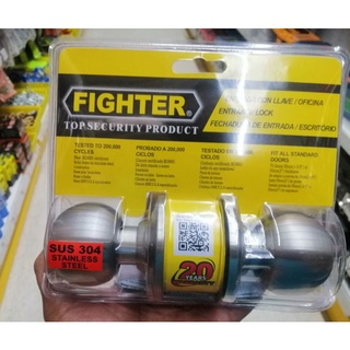 Fighter top security product usu 304 ลูกบิดประตํ Stanless steel (1-3/8")35mm.สแตนเลสอย่างดี20ปีไม่เป็นสนิมทนทานใช้ยาวนาน