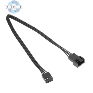 redkee 25 ซม. เมนบอร์ด 4 pin female to pwm fan 4 pin male power สายเคเบิ้ลเชื่อมต่อ xdc