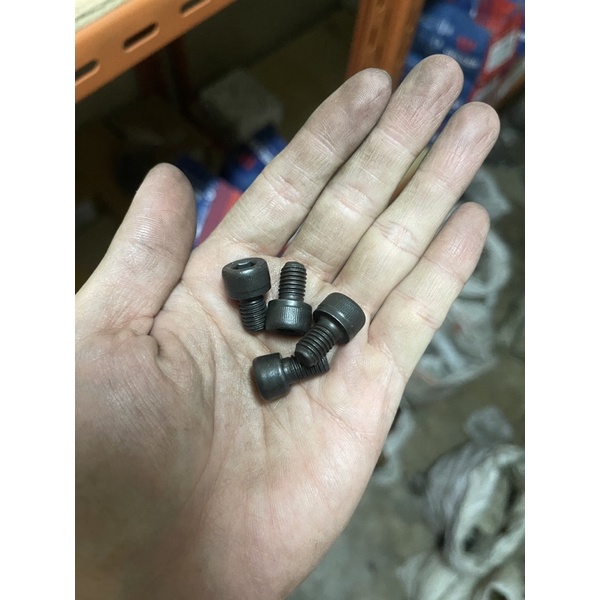 BLACK STEEL L BOLT M5 x 6 - L KEY BOLT 8 LENGTH 0.6 CM - SCREW SOCKET GRADE 12.9