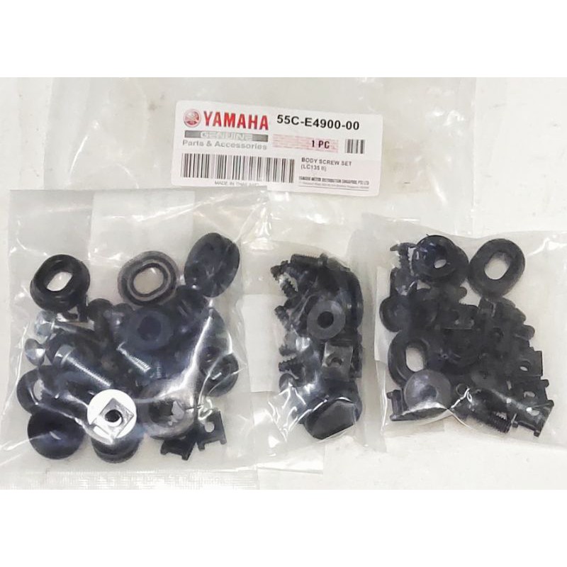 Yamaha Lc New V2 55c Skru Cover Body Set 55c-E4900-00