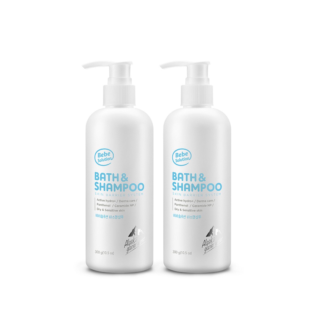 Bebe Bath&Shampoo 3 in 1 x 2 เจลอาบน้ำ 3 in 1 เบเบ้ x 2