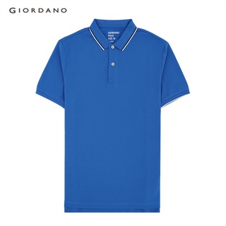 GIORDANO เสื้อโปโลผู้ชาย Mens Plain Polo 01011018