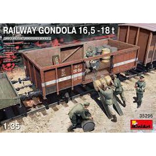 MiniArt 1/35 MI35296 RAILWAY GONDOLA16,5-18t