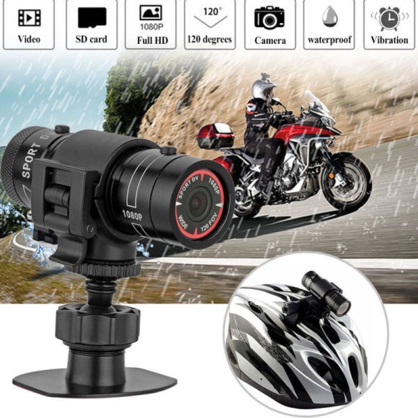 F9 Mini Bike Camera HD Motorcycle Helmet Sports Action Camera Video DV