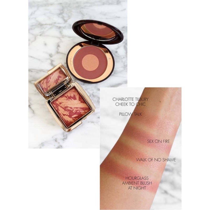 hourglass ambient lighting blush at night