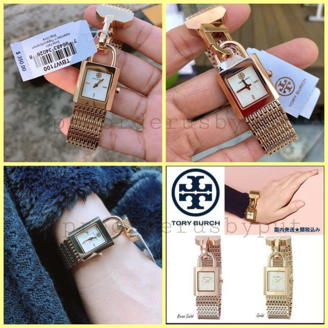 ผ่อน0%) กดเลย พร้อมส่งTORY BURCH SURREY WATCH, ROSE GOLD-TONE STAINLESS  STEEL แท้100% | Shopee Thailand