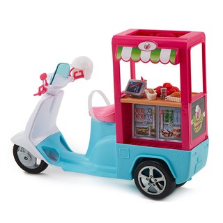 Barbie® Bistro Cart บาร์บี้ รถส่งอาหาร (ของเล่นเด็ก, ตุ๊กตา) FHR08 CH