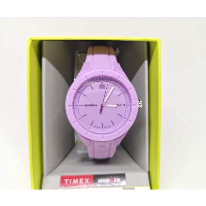 Timex​ ironman​ รุ่น​TW5M17300 EssentialUrban​ Analog Watch​ สีม่วงอ่อนอ่อน​