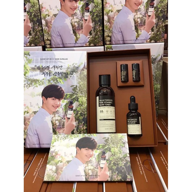 SOME BY MI x YOOK SUNGJAE Galactomyces Pure Vitamin C Glow Toner &amp; Serum Limited Edition
