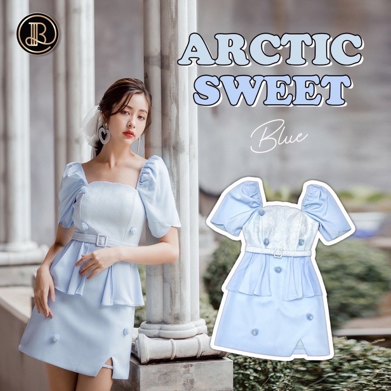 Arctic sweet : BLT BRAND : มินิเดรสสีฟ้า S