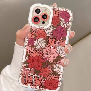 เคสโทรศัพท์มือถือ TPU แบบนิ่ม ลายดอกไม้ สําหรับ Compatible For IPhone 13 12 Mini 11 Pro X XR XS Max SE 2020 6 6S 7 8 Plus