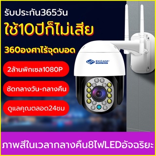 กล้องวงจรปิดกันน้ำ กล้องวงจรปิดไวฟาย PTZ Wifi รุ่น B97 ไร้สาย ไซส์มินิ หน้าปัดดำ 2ล้านพิกเซล ip camera