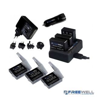 FREEWELL® BATTERY KITS FOR HERO 4 (FULL OPTION)