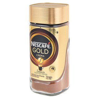 NESCAFE GOLD Crema Intense 100g. เนสกาแฟ โกลด์ เครมา 100กรัม 1 ขวด