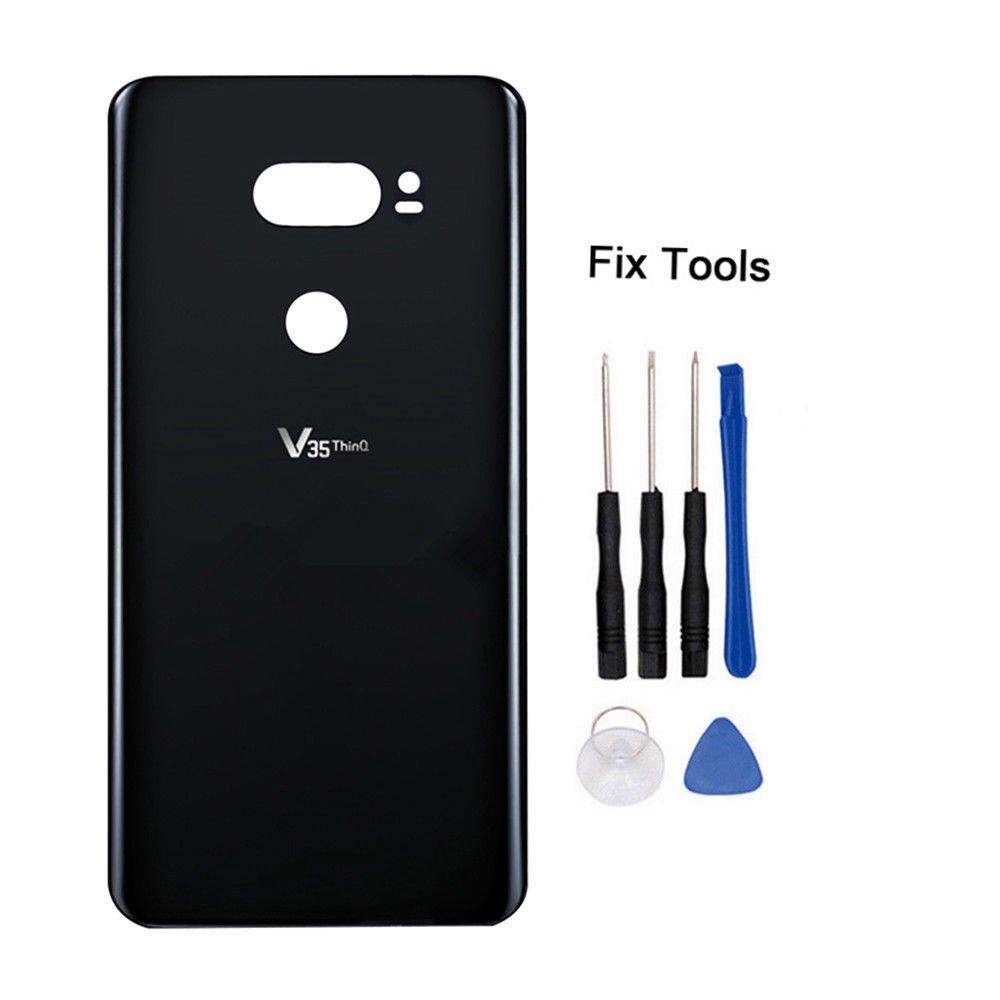 OEM ฝาครอบด้านหลังกระจกประตูสําหรับ LG V35 ThinQ V350
