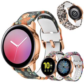 samsung galaxy watch active 2 44 มม. 40 มม. สายรัดข้อมือซิลิโคนแบบเปลี่ยนสําหรับนาฬิกาข้อมือ 2 20 มม.