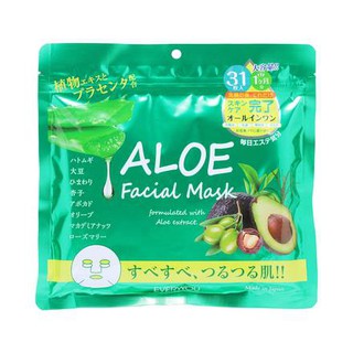 มาส์กหน้าว่านหางจระเข้ ALOE Faciolk Mask 31แผ่น