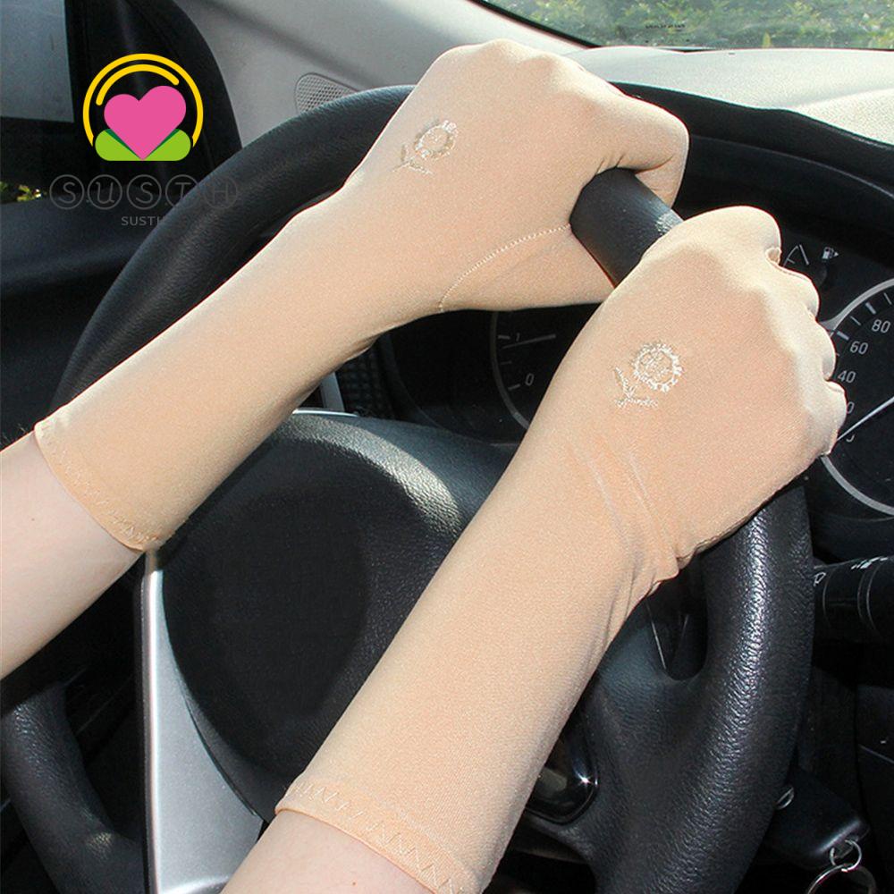 ถุงมือกันแดด SUSTH, ถุงมือขับรถมารยาทแบบบางกันลื่น UV สปริงฤดูร้อน