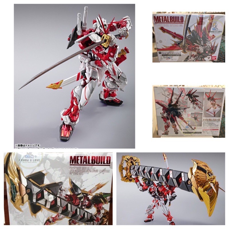 [ของแท้ มือ 1] BANDAI : Metal Build Gundam Astray Red Frame Action Figure (with 2 option sets includ