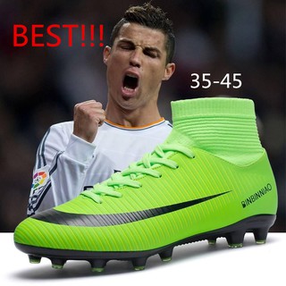 BEST!!!  รองเท้าฟุตบอล  35-45 FG Soccer Shoes