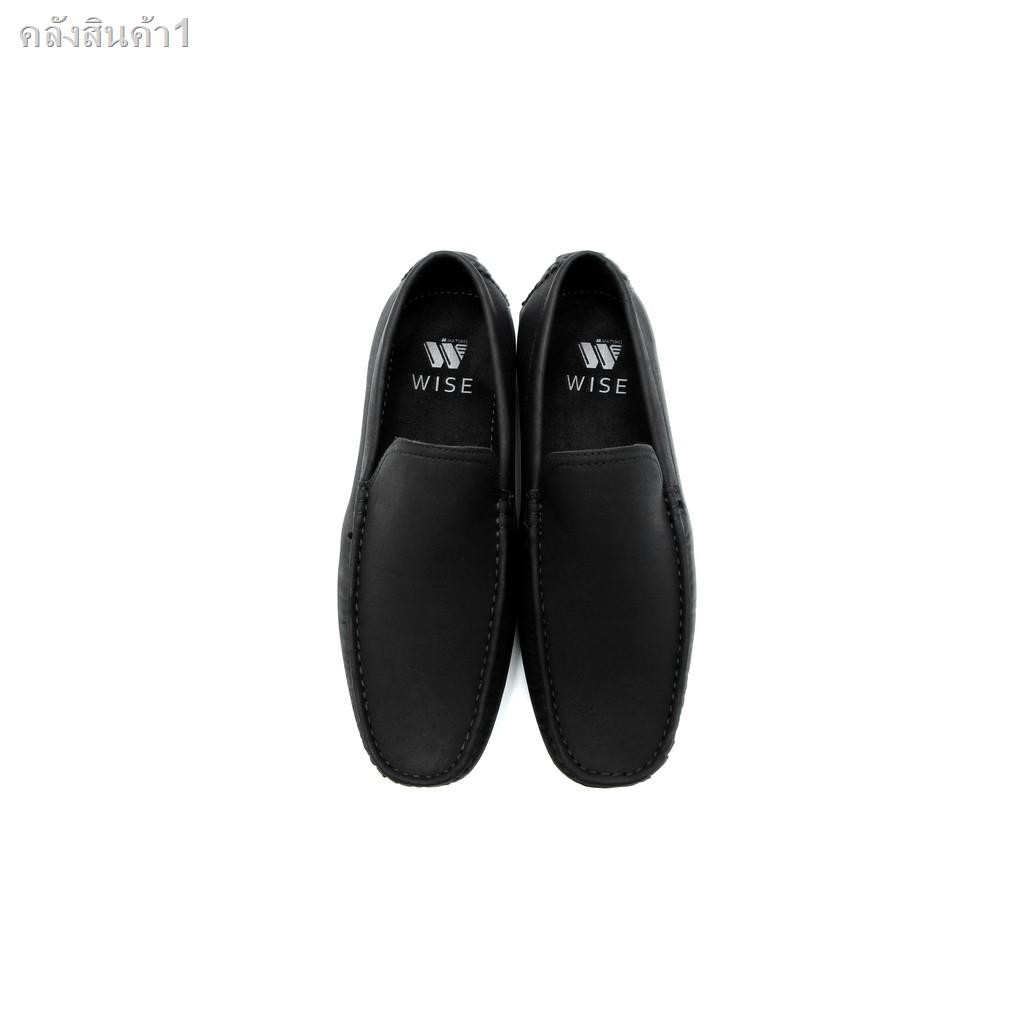รองเท้าหัวโตเด็ก☊MATINO WISE  CASUAL SHOES รองเท้าชาย MNS/S 4001 - BLACK/TAN/COFFEE
