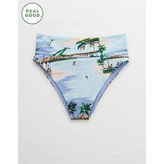 Aerie High Cut Cheeky Bikini Bottom กางเกง ชั้นใน ว่ายน้ำ ผู้หญิง  (ASW 075-2431-581)