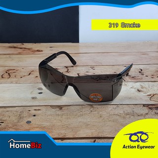 Action Eyewear รุ่น 319 Smoke  ,แว่นตานิรภัย, แว่นกันแดด2020, แว่นกันแดดผู้ชาย, ****แถมฟรี ซองผ้าใส่แว่น***