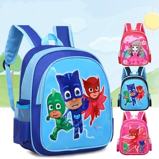 Pj Masks กระเป๋าเป้สะพายหลัง Catboy Owlette Gekko ฟิกเกอร์การ์ตูน เด็กนักเรียน Unisex กระเป๋าเป้สะพายหลัง เด็ก วันเกิด คริสต์มาส