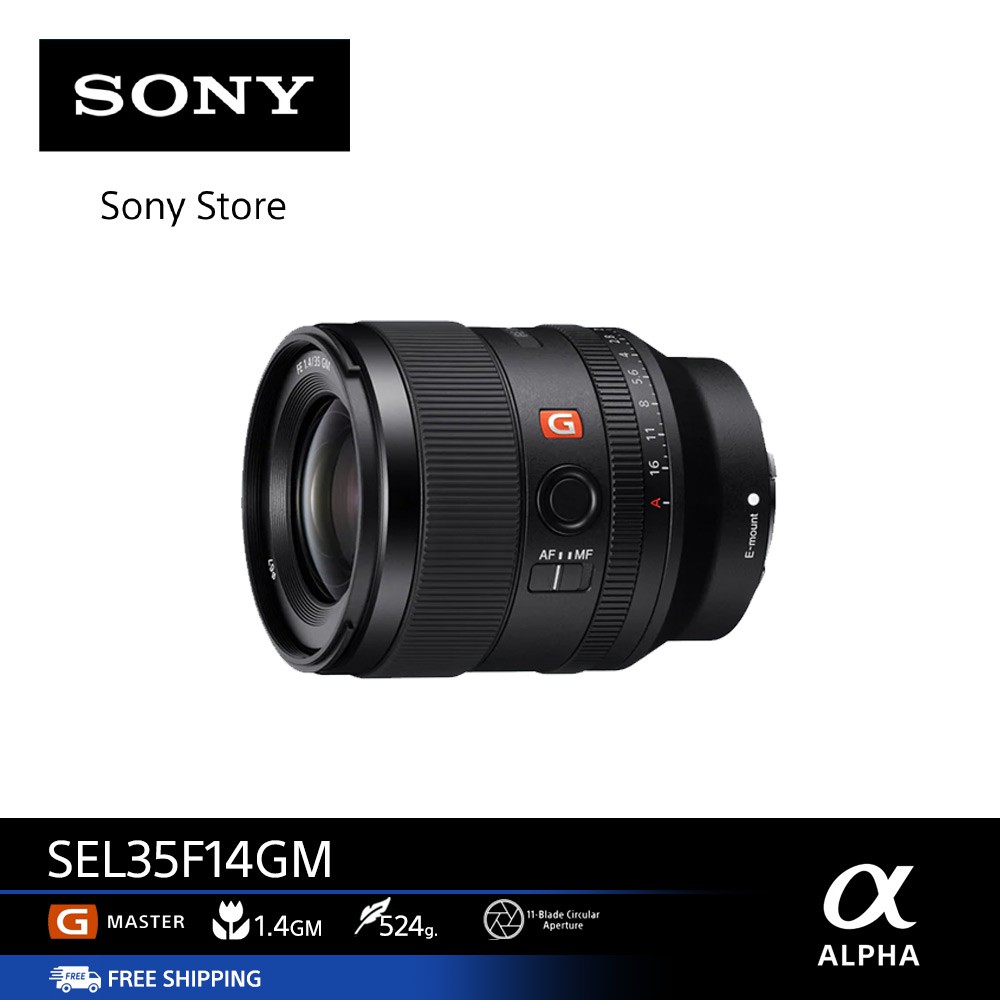 Sony SEL35f14GM Lens เลนส์l  FE 35 มม. F1.4 GM