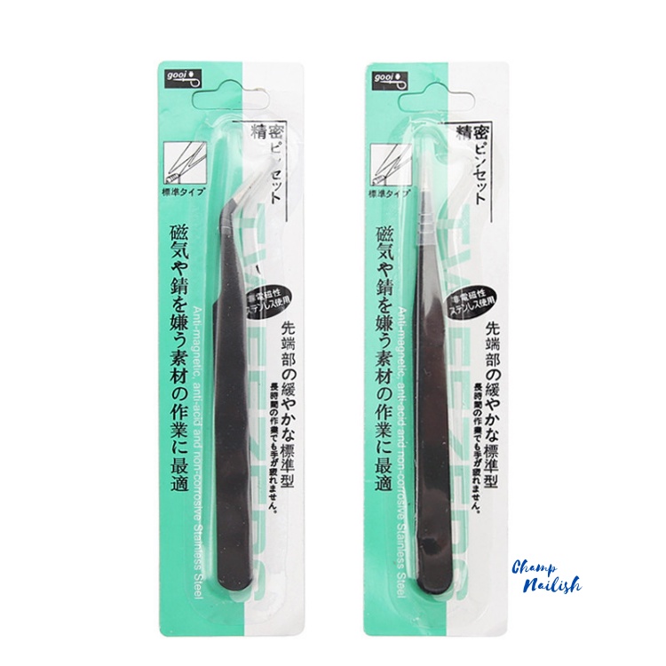 คีมคีบเพชร คีบอะไหล่ชิ้นเล็กๆ หนีบขนตา อย่างดี tweezer รูปที่ 3
