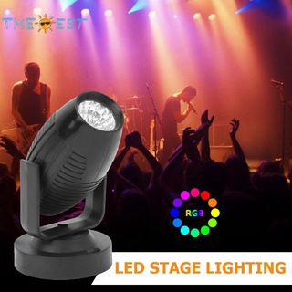 ◆Thebest โคมไฟสปอร์ตไลท์ LED 85-265V 360 องศา สําหรับเวที บาร์ ปาร์ตี้ KTV (RGB)