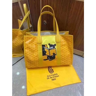 💛ใบสุดท้าย💛กระเป๋าสะพาย โกยาด Villette tote bag Size 45cm