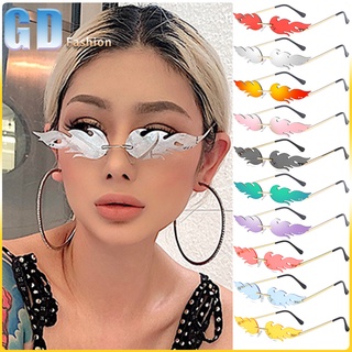 GD New Metal Fashion Sunglasses Flame Frame Sunglasses European and American Trendy Sunglasses Small Frame Personalized Glasses