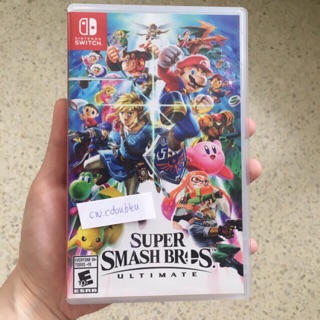 (มือ1) แผ่นเกมส์ Nintendo switch Super smash bros