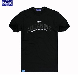 เสื้อยืด AQUANINE-NAVER GIVE UP ( เสื้อยืดสีดำ )