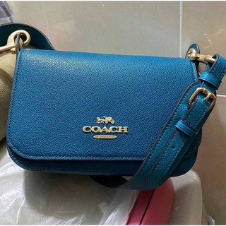 💥Coach COACH SMALL JES MESSENGER WITH SIGNATURE CANVAS STRAP