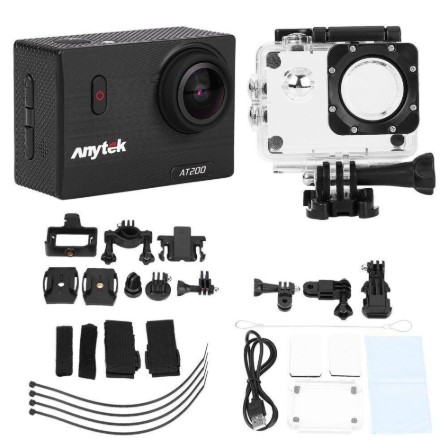 Anytek AT200 กล้องถ่ายรูปกันน้ำสำหรับกีฬา LCD Full HD / WiFi