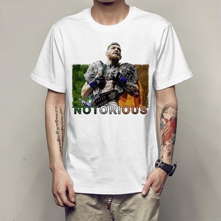 [COD]เสื้อยืดแขนสั้น ทรงหลวม ลาย Conor McGregor Conor McGregor สไตล์ยุโรป และอเมริกา แฟชั่นสําหรับผู้ชายS-5XL
