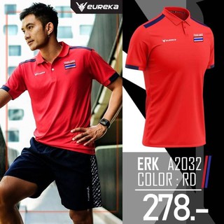 ขายส่งแพค10ตัว เสื้อโปโลกีฬา Eureka ERK-A2032