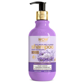 ว้าว สกิน ไซแอนท์ ไรซ์ วอเตอร์ แอนด์ ลาเวนเดอร์ แชมพู WOW Skin Science Rice Water &amp; Lavender Shampoo 300ml