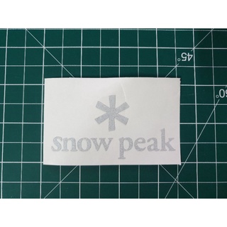 สติ๊กเกอร์ Snow peak 3M สะท้อนแสง ทนแดด ทนฝน ไม่ซีด